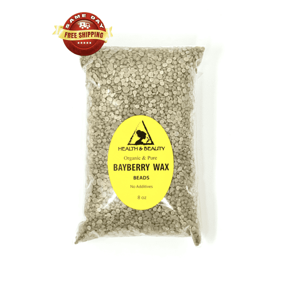 Bayberry Wax Organic Vegan 100% Pure Pastilles Beads 8 oz