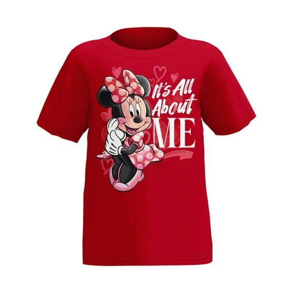 Disney Minnie All About Me Toddler Tee Shirt, 2T-4T (Girl's)