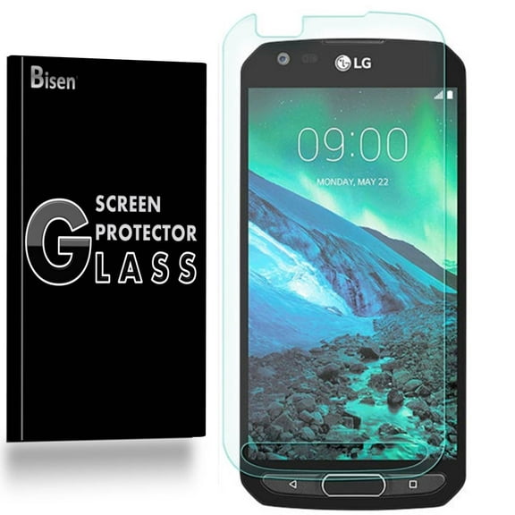 LG X Venture (2017 Release) [2-Pack BISEN] 9H Tempered Glass Screen Protector, Anti-Scratch, Anti-Shock, Shatterproof, Bubble Free