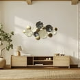 thumbnail image 5 of LuxenHome Modern Multi-Color Abstract Metal Wall Art, 45.7" W Contemporary Home Decor, 5 of 12
