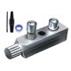 thumbnail image 2 of Extractor de tornillo del ángulo de la herramienta de extracción de tubo de agua portátil con herramientas prácticas de reparación y doble cabeza, 2 of 9