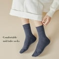 thumbnail image 4 of ShengRui Womens Cotton Crew Socks Thin Dress Socks for Women Above Breathable Casual Sock 8-10 Pairs, 4 of 6