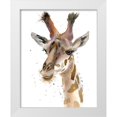 thumbnail image 1 of Shefranov, Olga 20x24 White Modern Wood Framed Museum Art Print Titled - Giraffe, 1 of 4