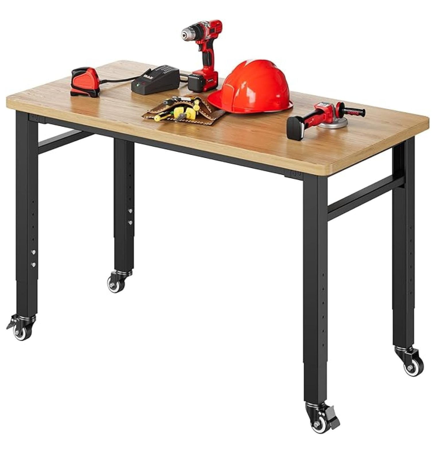 TLGREEN 7-in-1 Multifunctional Folding Work Bench, Portable Work