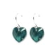 thumbnail image 4 of Juego de aretes y collar ZVEZDA de caucho con dije de corazón Plata Mexicana .925 Esmeralda, 4 of 5
