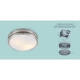 thumbnail image 4 of Ventilador de Escape Decorativo HUNTER Níquel Cepillado con Luz para Baño, 4 of 6