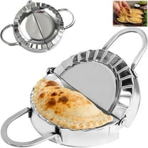 Tutuviw Stainless Steel Tortilla Sealer Empanada Tortilla Crimper Maker Dumpling Maker Press Kitchen Gadgets for Quesadilla Empanada Pie Burritos Calzones Tacos Pasties (6 Inch)