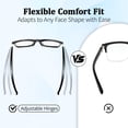 thumbnail image 4 of AI Smart Glasses with Real-Time Translation & Voice Assistant – Bluetooth Sunglasses with Noise-Cancelling Calls, Music, Touch Control, Photochromic Lenses, UV & Blue Light Protection-Black, 4 of 8
