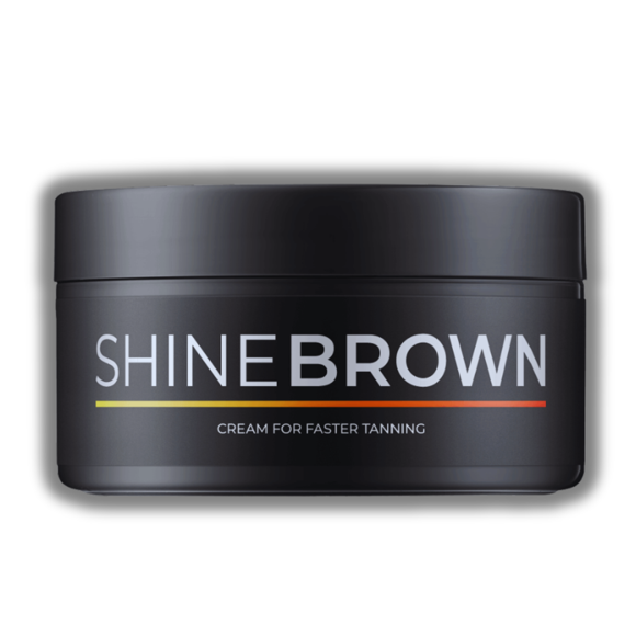 Crema bronceadora Byrokko Shine Brown Boosting 210 ml, libre de crueldad animal