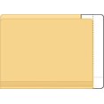 thumbnail image 1 of Tabbies Extenda-Folder Strips Convierte carpetas de corte recto en carpetas de archivos con pestaña final, extensión de pestaña blanca de 1 ", 100/caja (55996), 1 of 1