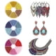 thumbnail image 5 of ZHAOCHENG Juego de 6 cuentas de mijo de vidrio de color sólido para hacer uno mismo, combinación de colores, accesorios de joyería para hacer uno mismo, 2 mm, color rosa, 5 of 5