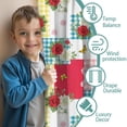thumbnail image 3 of Pioneer Flower Floral Print Pattern Teens Curtains,Teens Insulated Curtains Set Of 2,Bedroom Essentials,Toddler Room Decor 52"x63", 3 of 5