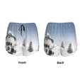 thumbnail image 5 of Haiem Snowman And Christmas Tree Women's 2 in 1 Running Shorts - Lightweight Athletic Workout Gym Yoga Breathable Sports Shorts Liner with Phone Pockets-Small, 5 of 9