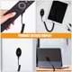 thumbnail image 3 of NUOLUX 4Ud Cable De Seguridad Retráctil Para Teléfonos Y Controles Con Gancho Adhesivo Negro, 3 of 8
