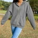 thumbnail image 3 of Chaqueta con capucha Yuyangstore Gris, 3 of 8