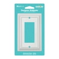 thumbnail image 5 of Elumina 150RWNB Sydney White Steel 1 Rocker Standard 5" Tall Wallplate, 5 of 5