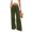 *Army Green, variant on ClodeEU Women's Drawstring Wide Leg Jeans ,High Waisted Pleated Loose Fit Denim Pants Wine,Womens Plus L