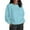 Sky Blue, variant on Enjoytime Plus Size Womens Clothing Cute Print Long Sleeve Crewneck Sweatshirt Casual Loose Pullover Tops Navy S