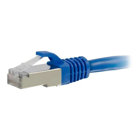 C2G Cat6a Snagless Shielded (STP) Network Patch Cable - Patch cable - RJ-45 (M) to RJ-45 (M) - 1.22 m - STP - CAT 6a - snagless, stranded - blue