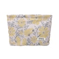 thumbnail image 1 of Bolsas de maquillaje de flores Gesang con cordón de 1 pieza para vacaciones y viajes de negocios, color amarillo de Unique Bargains, 1 of 5