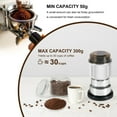 thumbnail image 5 of Mini Coffee Grinder and Spice Grinder,Grinder Household Stainless Steel Electric Pulverizer Four Edged Blade 400W High Power Ultrafine Coffee Triturator for coffee beans,Spices,Herbs,Seeds, 5 of 8
