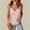Pink, variant on MESSUEN Spaghetti Strap Crop Top Loose Tops for Women V-neck Camisole Summer New V Neck Patchwork Lace Camisole Tank Top Women Blouses Summer Women Blouses Blue L