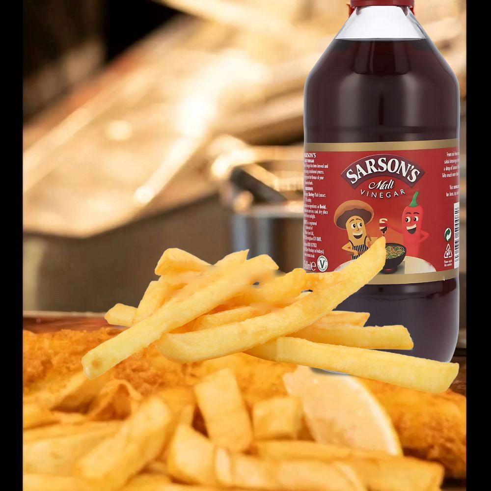 Sarsons Malt Vinegar 568ml (Pack of 6)