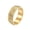 Gold, variant on 7MM Unisex Stainless Steel Creative Domen Simple Diamond-Cut Surface Patterned Hammered Biker Ring Statement Comfort Fit Silver Size 6