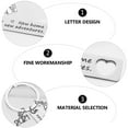 thumbnail image 5 of MLINS New Adventure House Theme Keychains Gifts Made of Stainless Steel Silver Color 2pcs, 5 of 8