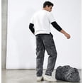 thumbnail image 3 of Men's&nbsp;Black&nbsp;Cotton&nbsp;Denim&nbsp;Cargo&nbsp;Pants&nbsp;-&nbsp;Relaxed&nbsp;Fit&nbsp;Casual&nbsp;Streetwear&nbsp;Black&nbsp;Utility&nbsp;Jeans&nbsp;with&nbsp;Multiple&nbsp;Pockets, 3 of 3