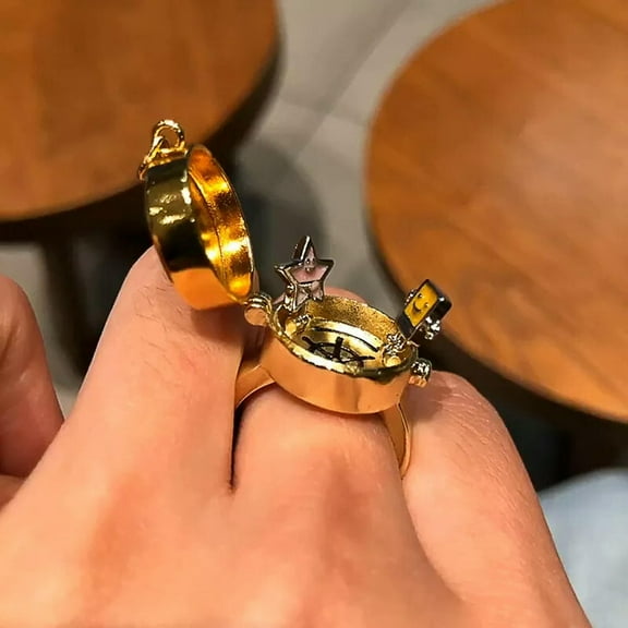 GKNET 2022 Trend BFF Ring For Teen Cute Close Friend Delicate Jewelry Birthday Party Gift