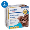 (2 Pack) Equate Chocolate Nutritional Shake, 8 Oz, 16 Ct