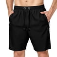 thumbnail image 3 of Hearthz L-8XL Quick Dry Shorts for Men Relaxed Fit Breathable Athletic Shorts for Men Hiking Camping Mens Shorts with Pocket, 3 of 9