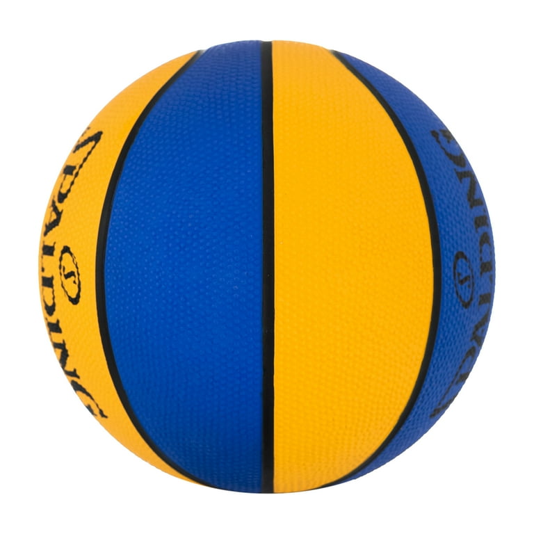 Spalding Layup Mini Rubber Outdoor Basketball - Blue/Orange Spalding Layup Mini Rubber Outdoor Basketball - Blue/Orange