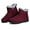 1# 05-Red, variant on Snow Boots for Women Warm Faux Fur Lined Winter Ankle Booties Womans Outdoor Hiking Non-Slip Winter Boot Shoes Red Boots Flat