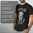 thumbnail image 6 of Mens The Nightmare Before Christmas Jolly Santa Jack Portrait Smile T Shirt, 6 of 10