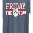 thumbnail image 3 of Friday The 13Th - Collegiate Jason Mask - Women's Short Sleeve Graphic T-Shirt, 3 of 5