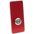 thumbnail image 5 of MSH Modern Stainless Hardware Model R7 Red Anodized Aluminum Doorbell Button 1.37” x 3.14” x 5/32” (4mm thick), 5 of 6