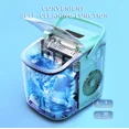 thumbnail image 4 of Ecozy Ice Maker, Portable Ice Maker, 26lb - 9pcs ice cube in 6 Min, Self-Cleaning,Ice Bags/Standing Ice Scoop/Ice Basket Kitchen Utensils(Green), 4 of 5