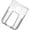 Clear, variant on Tizuqe Console Cover Shockproof Flexible Housing with Ventilation Hole Gamepad Housing