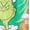 Dr. Seuss The Grinch Kelly Green, variant on Girls' Christmas Graphic Tee with Short Sleeves, Sizes 4-16
