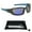 Black Blue Mirror Purple, variant on Bikershades Motorcycle Performance Sunglass Foam Padded Adult Male Mirror Purple Lens