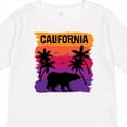 thumbnail image 4 of Inktastic California Sunset Vacation Beach Girls Long Sleeve Toddler T-Shirt, 4 of 5
