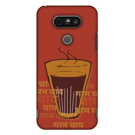 LG G5 Case - Cutting Chai For The Soul, Hard Plastic Back Cover. Slim Profile Cute Printed Designer Snap on Case with Screen Cleaning