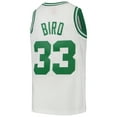 thumbnail image 3 of Youth Mitchell & Ness Larry Bird White Boston Celtics 1985-86 Hardwood Classics Swingman Throwback Jersey, 3 of 3