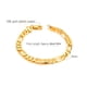 thumbnail image 1 of Brazalete de la Cadena de Oro, Pulsera de Oro Mano de Obra de Acero inoxidable Elegante para Hombres para Fiesta, 1 of 7