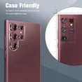 thumbnail image 4 of [3+2Pcs]*2 Pack For Samsung Galaxy S22 Ultra Camera Lens Protector, 9H Tempered Glass Camera Cover Screen Protector Metal Separate Ring For S22 Ultra 5G 2022 [Mounting Tray] - red, 4 of 5