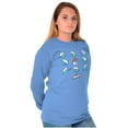 thumbnail image 3 of Retro Smurfs 80s Cartoon Characters Long Sleeve TShirt Men Women Brisco Brands 3X, 3 of 6