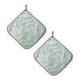 thumbnail image 1 of Oleegame 2PC Ten Dollar Items 1PCS Rag Dish Cloth Water Absorption Thickening Pot Washing Towel Table Home Kitchen Dishcloth Green, 1 of 9