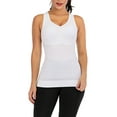 thumbnail image 3 of Women's Compression Vest with Built in Removable Bra Pads Body Shaper Tank Female Tops, 3 of 8